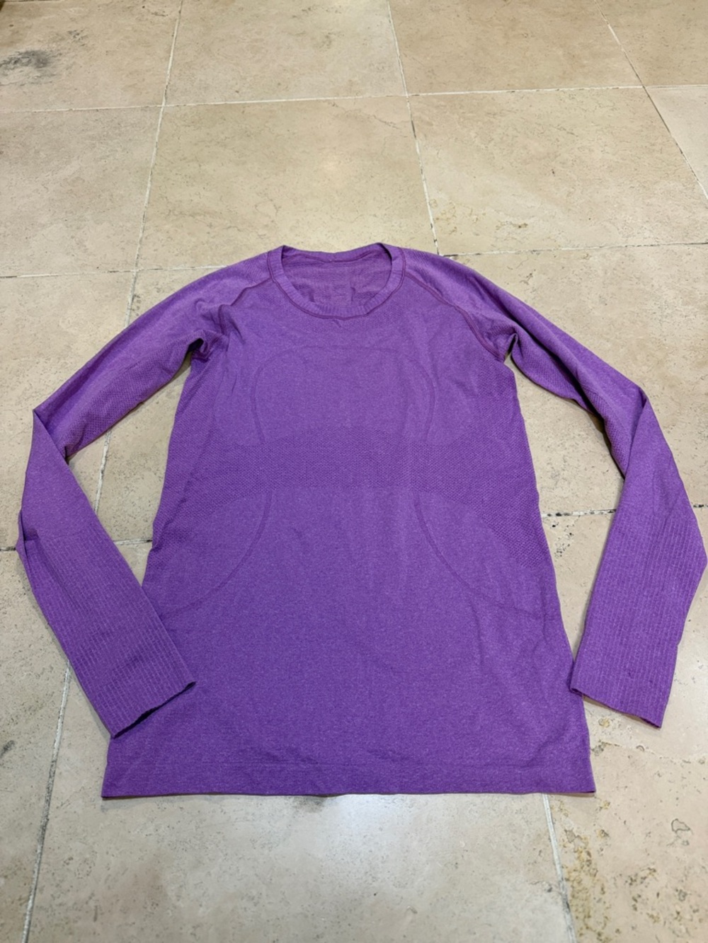 lululemon athletica Long Sleeve Crew Neck Top - Purple